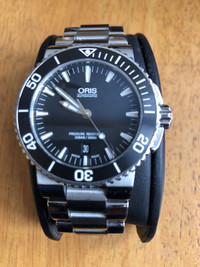 Oris aquis automatic box and papers