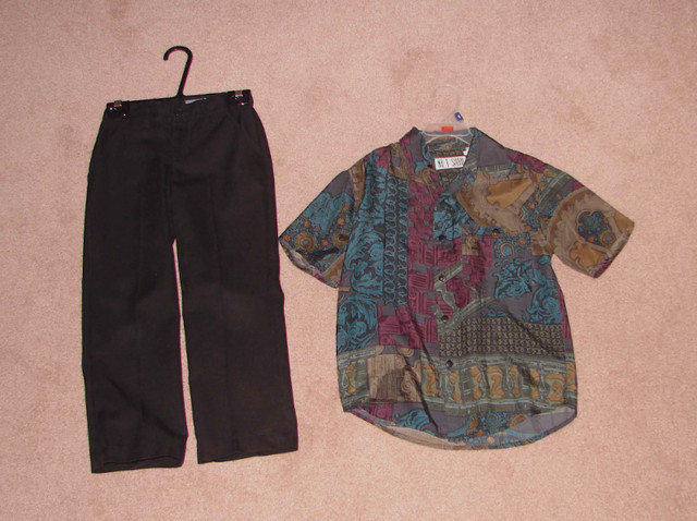Dress Shirts & Pants - sz 6, 10, 12, 14, 16, 18, men's 14.5, 15 in Kids & Youth in Strathcona County