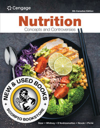 Nutrition Concepts and Controversies 6CE Sizer 9781778412882