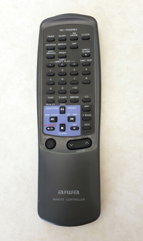 Aiwa Remote Control RC-520EXFor Stereo System for sale  