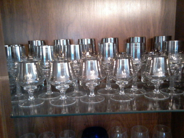Assorted "Platinum" & Crystal Glassware (20 Pcs just $150)! in Arts & Collectibles in City of Toronto