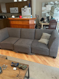 Grey Modular Sofa Set