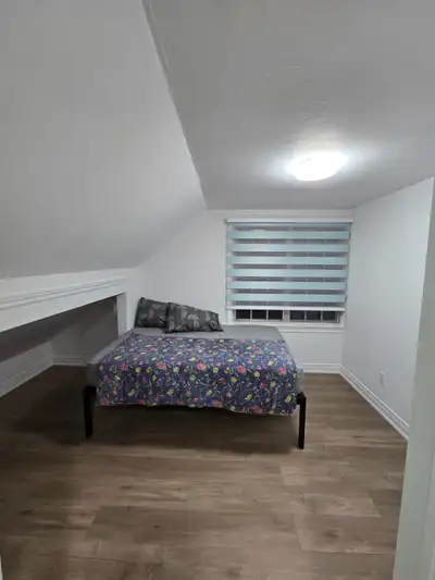 This updated one–and–a–half–storey wartime home has a newly renovated main floor and upper level. On...