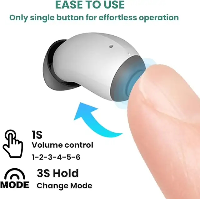 Audio Listening Device Hearing Aid with Rechargeable Case *NEW*62863737388547121