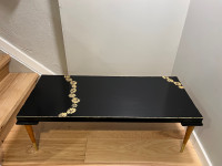 Modern black coffee table 