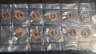 This is a set of coins one cent years from 1950 to 1960 11 pieces Give me your offer The highest pri...