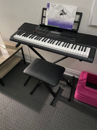 Casio Keyboard - CT-X700 with stand and stool