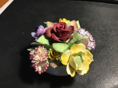 FLORAL BONE CHINA basket, View more