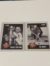 Maurice Rocket Richard Montreal Canadiens HTF Insert Cards Lot 2