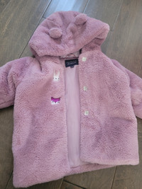 Baby girl fur jacket