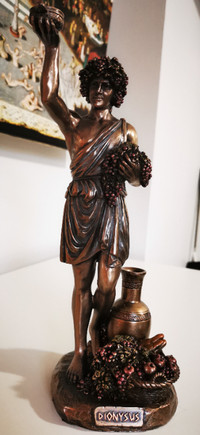 Greek God Dionysus Ancient Mythology Statue Decor Sculptures