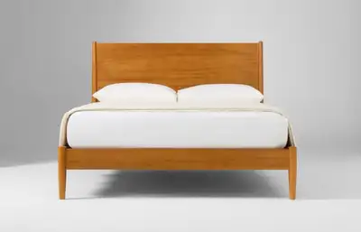 West Elm Mid Century Modern Queen Bed Frame , View more