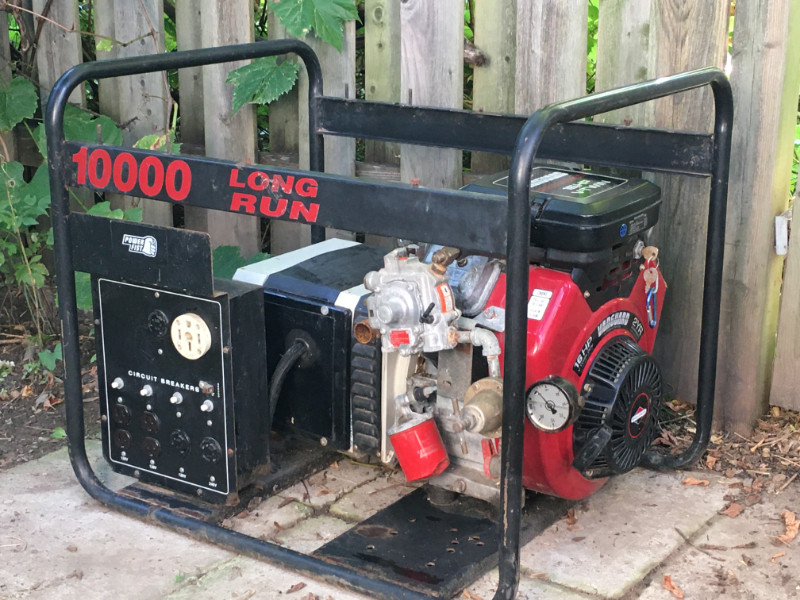 10 KW PROPANE GAS GENERATOR, used for sale  