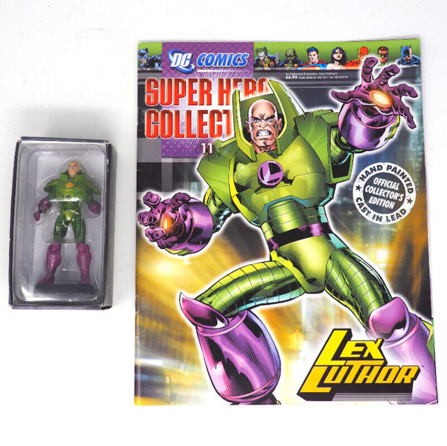 Eaglemoss DC Comics Lex Luthor Action Figure w/ Magazine 11 in Arts & Collectibles in St. Albert