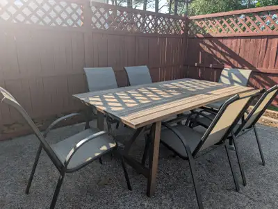 PATIO DINING TABLE AND CHAIRS SET, View more