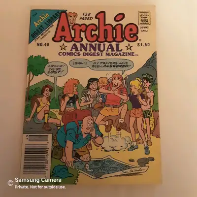No.49 Archie Annual Comics Digest Magazine 1986, View more