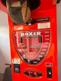 Boxing Arcade Machine (Cash and Coins)