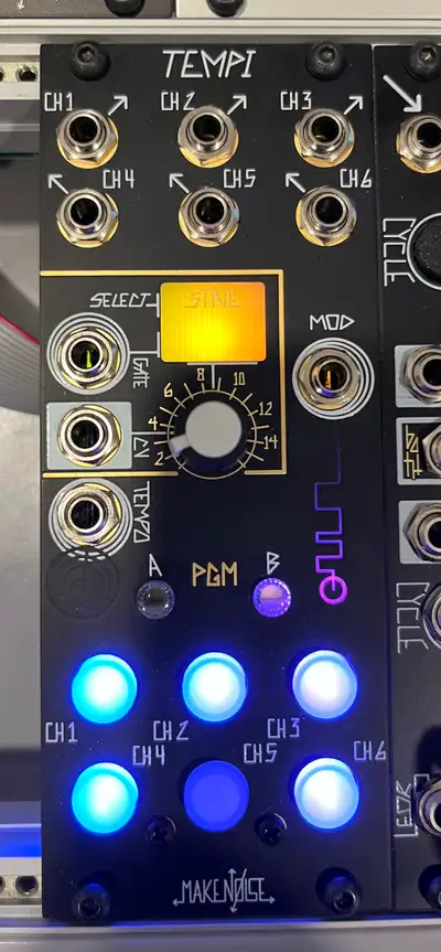 Make Noise Tempi - analog modular synthesizer, View more