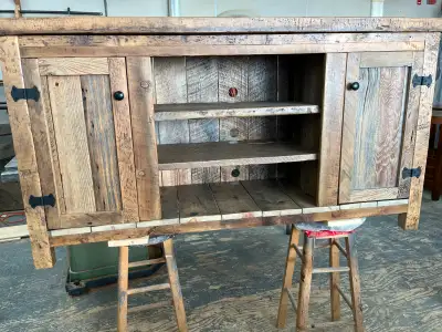 TV stand made in Reclaimed Wood, From Our Showroom, View more