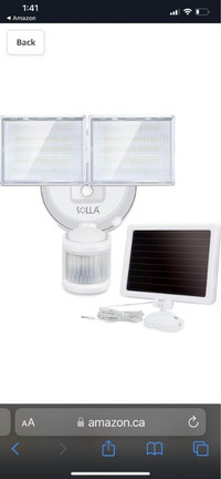 SOLLA 1500LM LED Solar Security Light Outdoor, Motion Sensor