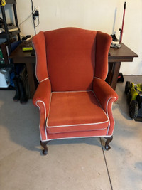wingback chair, very good condition