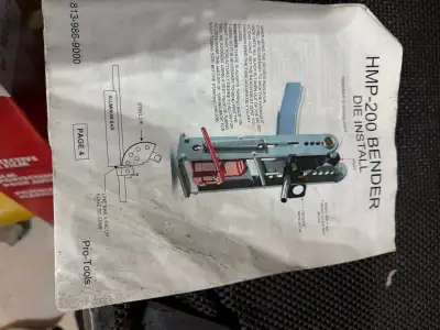 This Pro-Tools HMP-200 bender is perfect for building your own Jeep rock crawler or other custom fab...