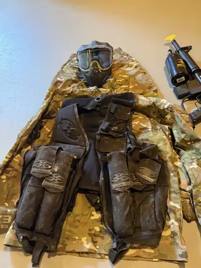 Paint ball gear and marker for Sale in Sherwood Park, View more