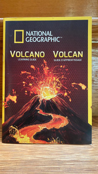 National Geographic Bilingual Volcano information book