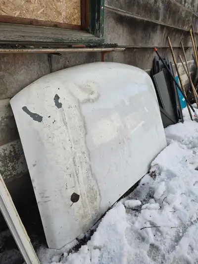 Selling a used hood from a 2007 GMC. The hood has some cosmetic wear, as shown in the photos, but is...