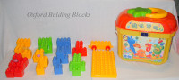 Large Plastic Building Blocks, for 3 mos and up, Lego compatible