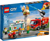 LEGO CITY 60214 BURGER BAR FIRE RESCUE, BRAND NEW, SEALED