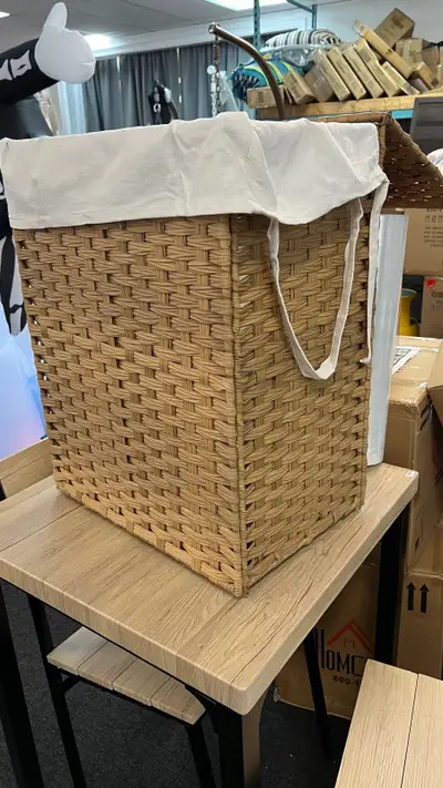 90L Clothes Hamper with 2 Removable Liner Bags, View more