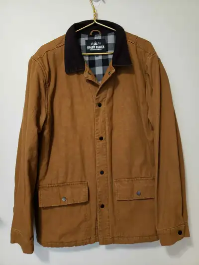 Canvas Corduroy Jacket Mens XL with Plaid Liner, View more