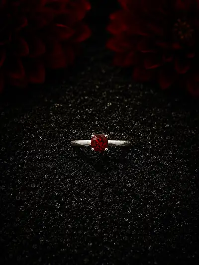Garnet Ring, View more