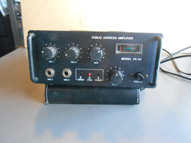 Amplificateur de Base - Public Address Amplifier - AC DC 12V dans Appareils électroniques  à Sherbrooke