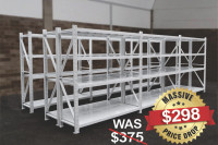 Forever Guarantee -Easy Assembly - Heavy Duty Shelving -20% OFF