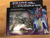 2017 reissue Transformers Starscream in box