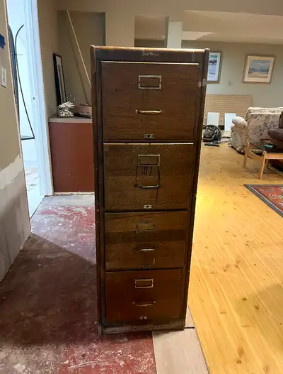 Antique Shaw Walker Cabinet, View more