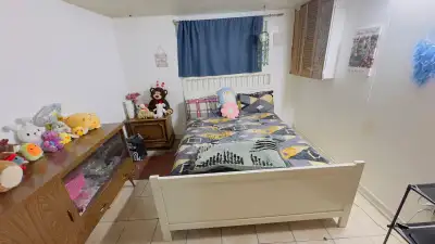 1 bedroom is available in sharing (girl) for rent in 3 bedroom basement From 15 sep,2026. About room...