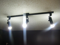 Two Track Ceiling Lights and Two Single
