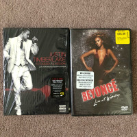 Beyonce / Justin Timberlake concert DVDs