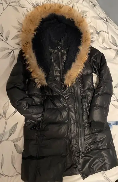 Manteau Rudsak atelier noir pour femme de grandeur petite, small