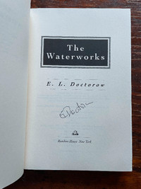 Signed E.L. Doctorow, The Waterworks, First Edition