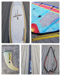 Beginner stand up paddleboard windsurf package