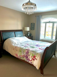 Queen Bedroom Set-4 piece -$300 Solid Wood