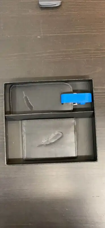 Blue Origin luggage tag and business card holder, View more
