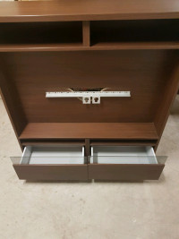 TV stand with bottom drawers