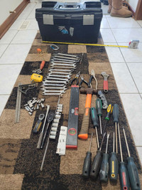 TOOLS. TOOL BOX WITH TOOLS. TOOL LOT