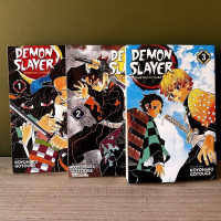Demon Slayer Manga Volumes 1-3 - Barely Read, Like New