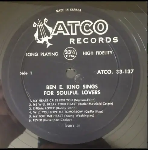 Ben E. King - Ben E. King Sings For Soulful Lovers (1962) LP62863257414659122